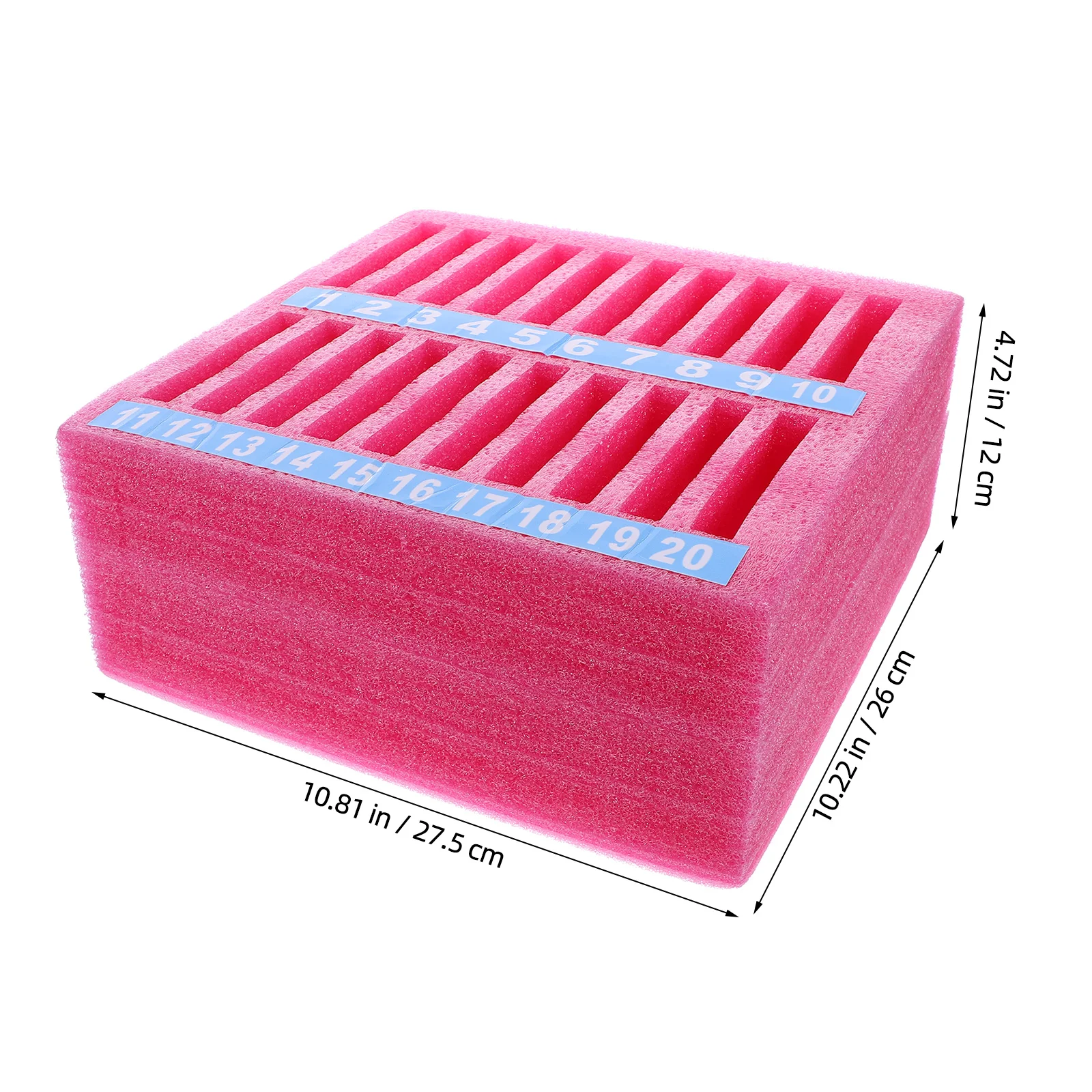 20 Grid Multi Device Stand Organizer Shockproof Phone Box Desktop Mobile Phone Storage Classroom Grid