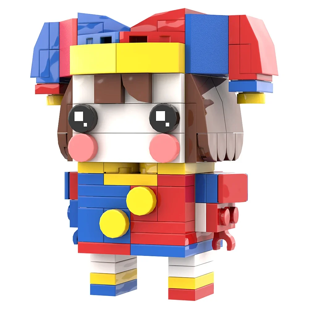 Gobricks The Amazing Digital Circus Pomni Jax Bricks Cartoon Toys The Amazing Digital Circus Clown Figure Building Blocks Git