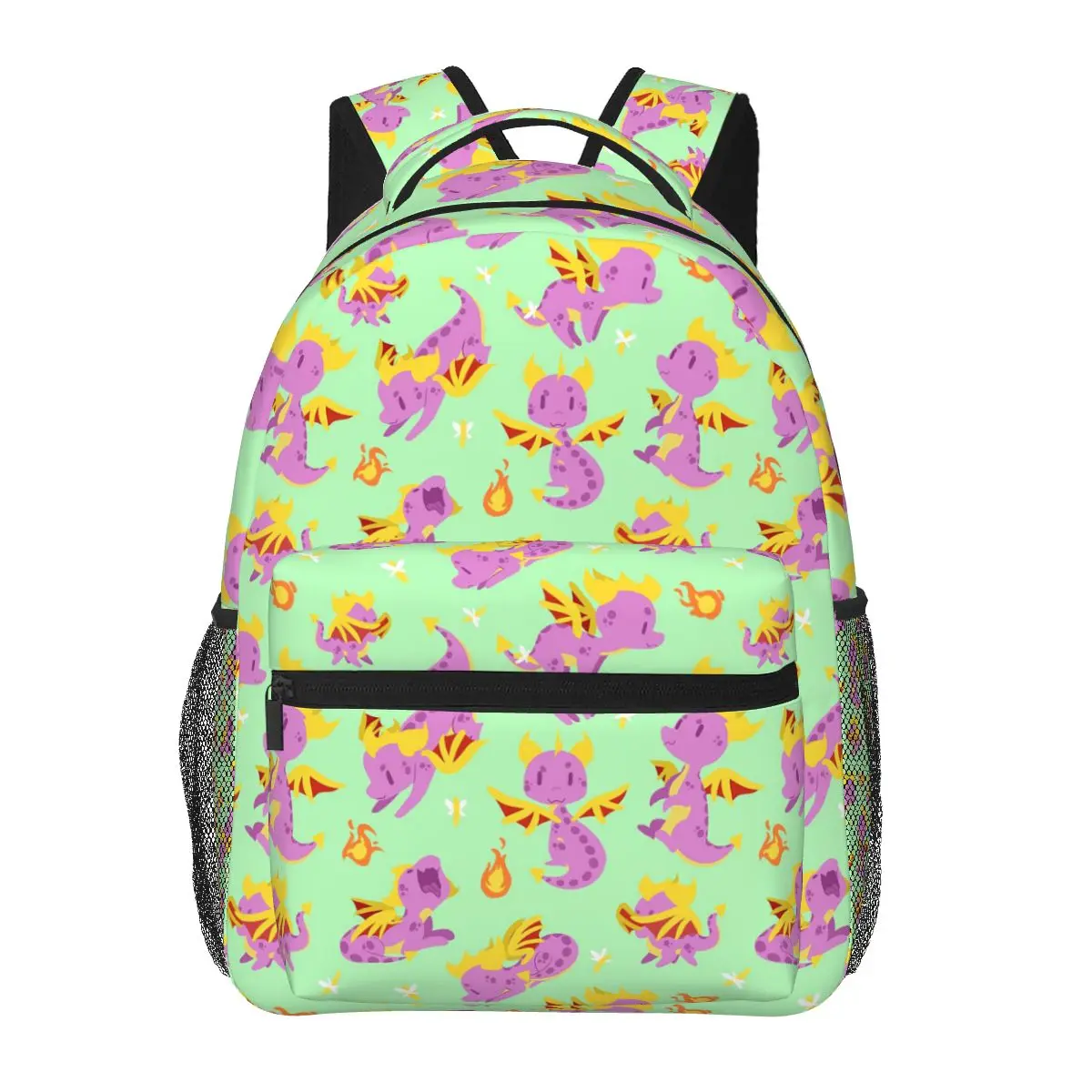 Spyro Pattern Backpack Hot Sale Daypack Large Capacity Kids BookBag School Bag Shoulder Bags for Men Women