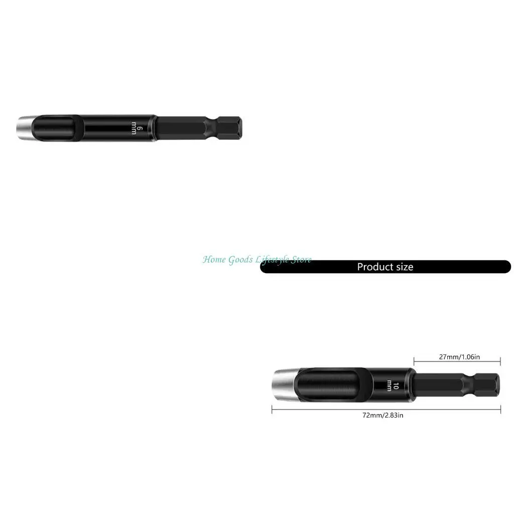 

E74E Leather Hole 1/4inch Handle Extended Shank Drill Carbon Steel Hollow