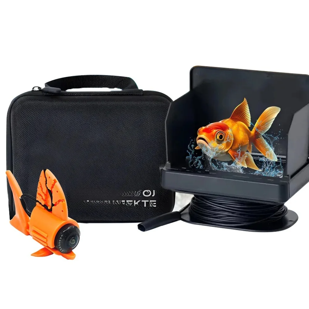 IP68 Waterproof 4 3 Inch Underwater Fishing Camera System with Ultra Clear Display and Strong Cable for Fishing Rod Mount