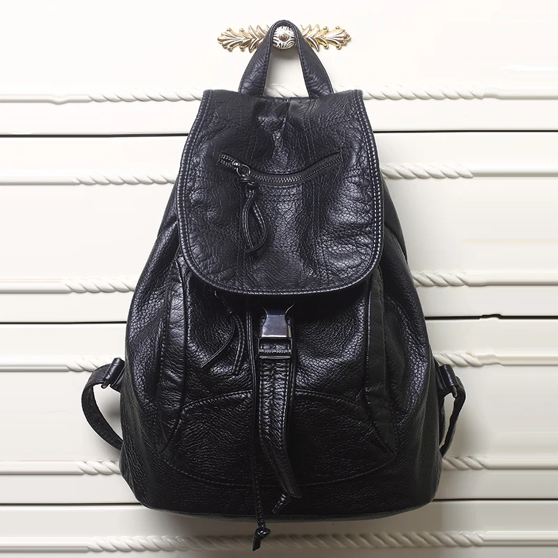 Fashion Backpack, New Style, Trendy Retro, Versatile, Double-Shoulder Backpack, Travel Bag