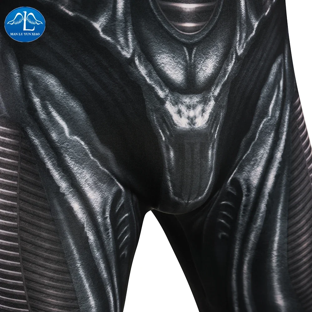 Alien Romulus Xenomorph kostuum voor volwassenen Sci Fi Movie Monster Suit Space Monster Outfit voor Halloween Cosplay-kostuums