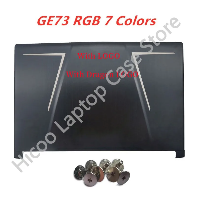 Imagem -03 - Tampa Traseira do Lcd para o Portátil Quadro Dianteiro Tampa das Dobradiças Palmrest Caixa Inferior Msi Ge73 Raider Rgb 8rf 8re Ms17c1 17c3 17c5 17c7