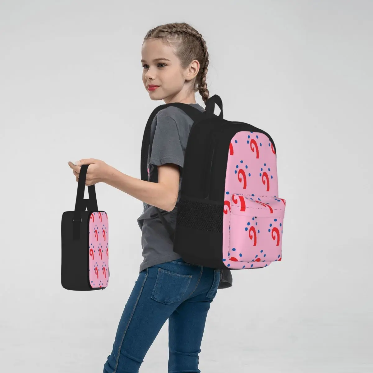 

Gary The Snail Backpacks Boys Girls Bookbag Students School Bags Kids Rucksack Lunch Bag Pen Bag Three-Piece Set