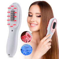 Electric Vibration Massage Comb Portable Hair Follicle Comb Scalp Oil Liquid Applicator Head Massager Hair Growth Anti Loss Care