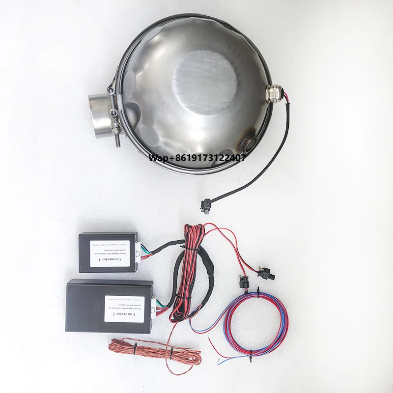 

Vehicle Electric Exhaust Sound Speaker Booster, One and Two Loud Speakers Adaptor APP Control System Sports Car Effect