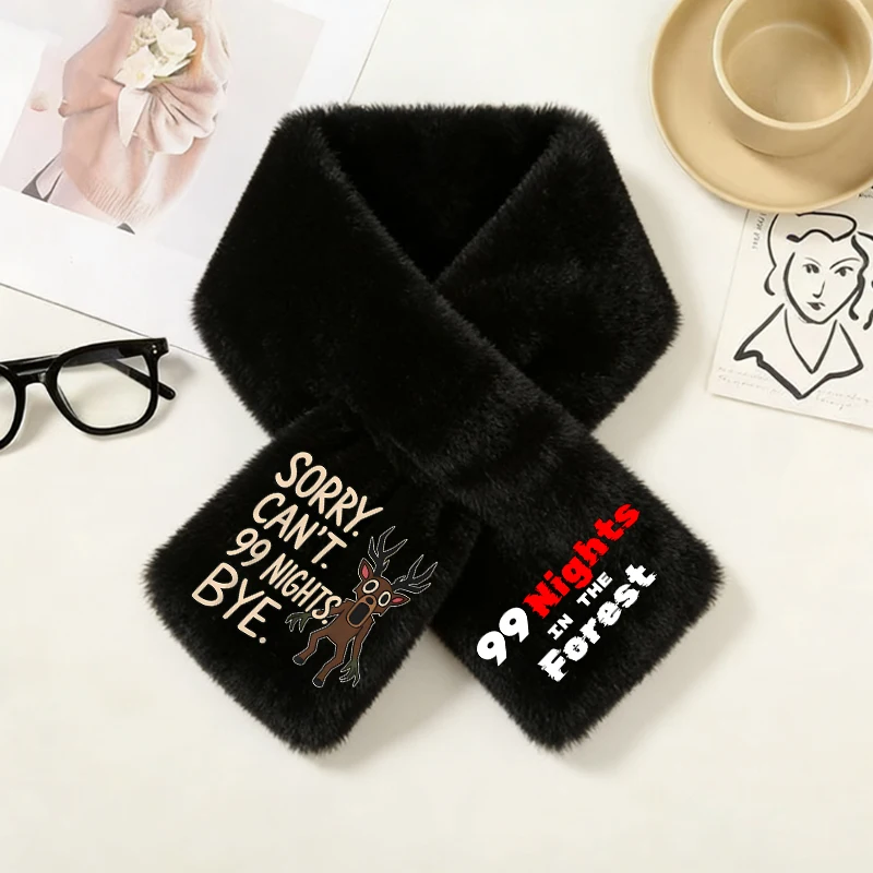 

Шарф «Игра 99 ночей в лесу» для мальчиков, креативный мультяшный бандалет, зимняя мода, теплый шейный платок в стиле аниме, милые рождественские подарки 2025