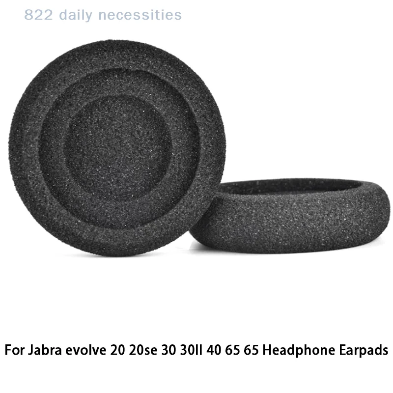 Coussinets d'oreille de remplacement, coussinets d'écouteurs en mousse à mémoire de forme souple, housse pour écouteurs Jabra Evolve 20, 20se, 30, 30II, 40, 65, 65
