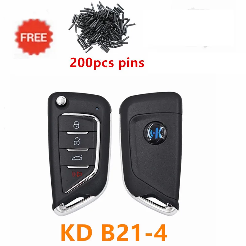 5pcs B21 B21-4 KEYDIY B Series Universal for KD900/URG200 Mini KD KD-X2 KD MAX 4 Button Remote Control KD Remote Car Key