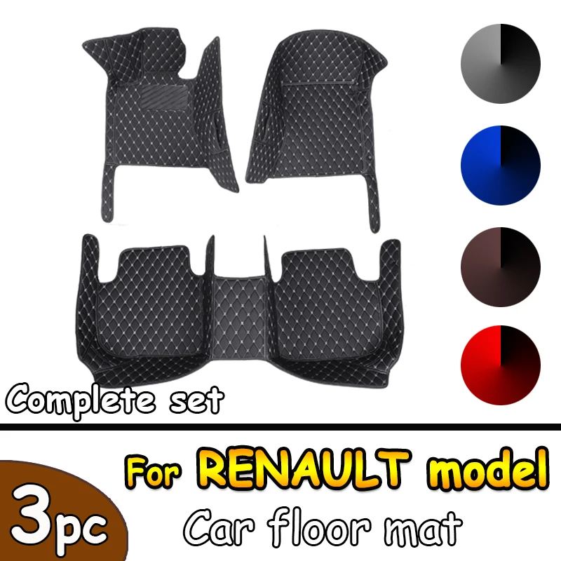 Car Floor Mats For RENAULT VEL SATIS ARKANA Fluence Talisman TWINGO Captur Kaptur Master Kangoo 2022 2023 Car Accessories