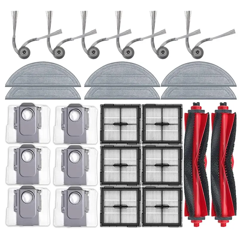 

CZKS For Roborock Q10 S5/Q10 VF/Q10V/S8 Pro/S8 Pro Plus Main Side Brush Filter Mop Dust Bag Spare Replacement Parts Accessories