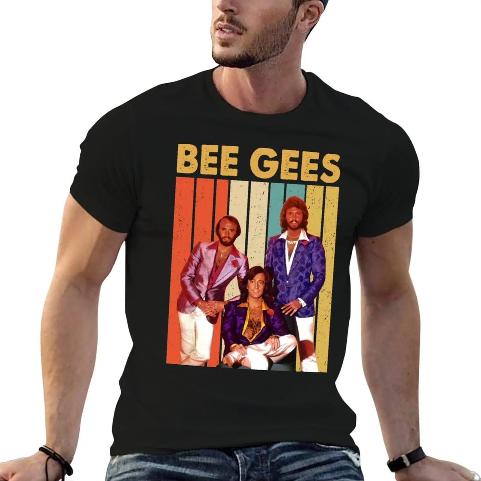 

Retro Live Andy Bee Gees 80s Gift For Fans T-Shirt cotton t shirts man 100% t shirts for man pack white T-Shirt