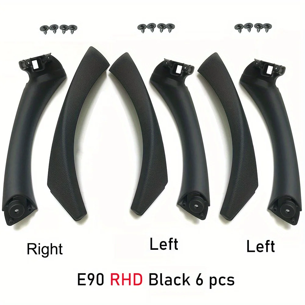 For BMW 3 Series 2005-2012 E90 E91 E92 Replacement Door Handle 6pc LHD RHD Door Interior Handle 316 318 320 325 328 330