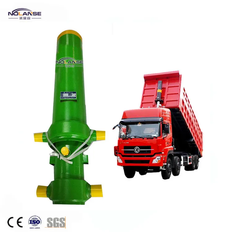 Multi Stage Telescopic Hydraulic Cylinder For Dump Truck