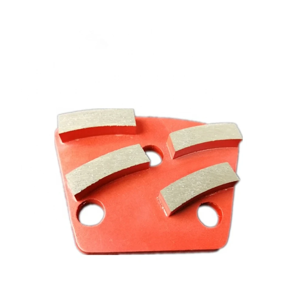 ASL07 Diamond Metal Bond Grinding Shoes Long Grinding Life ASL Concrete Polishing Disc with Four Segments Terrazzo Floor