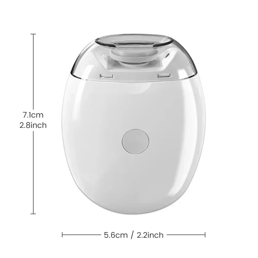 2in1 Electric Nail Clipper Cutter with LED Light Anti-Pinch Automatic Nail Grinder Trimmer for Baby Mini Manicure Tool Nail Care view 6