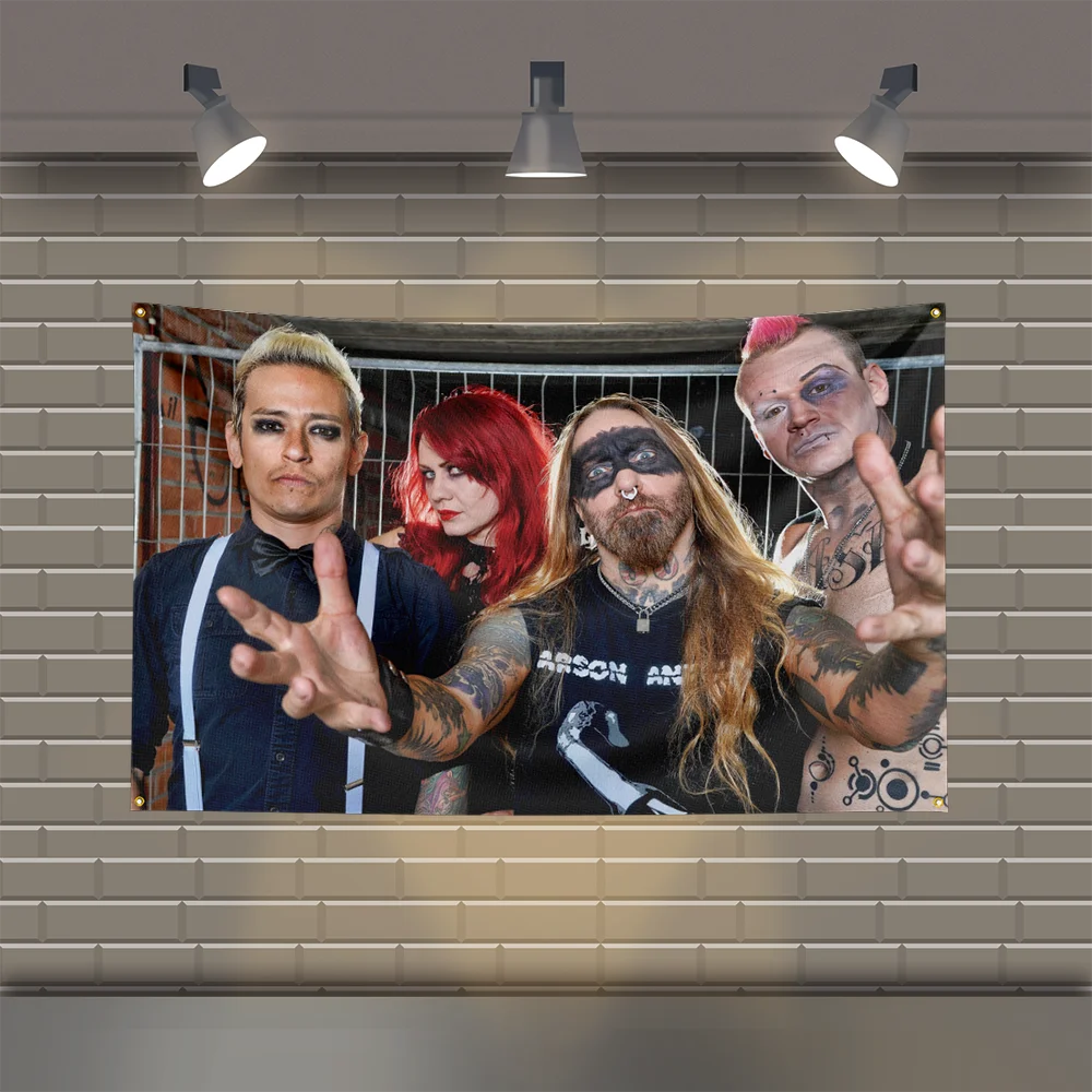 3x5 Ft C-CoalS C-ChamberS Heavy Metal Band Flag Rock Music Wall Banner for Bedroom Studio Bar Concert Outdoor Decor