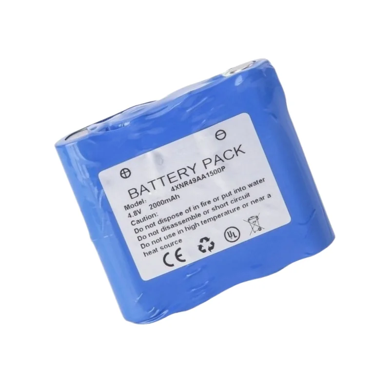 High Quality 4.8V 1500mAh 4XNR49AA1500P Battery For EDAN H100B CS-01 Brand New Replacement Battery