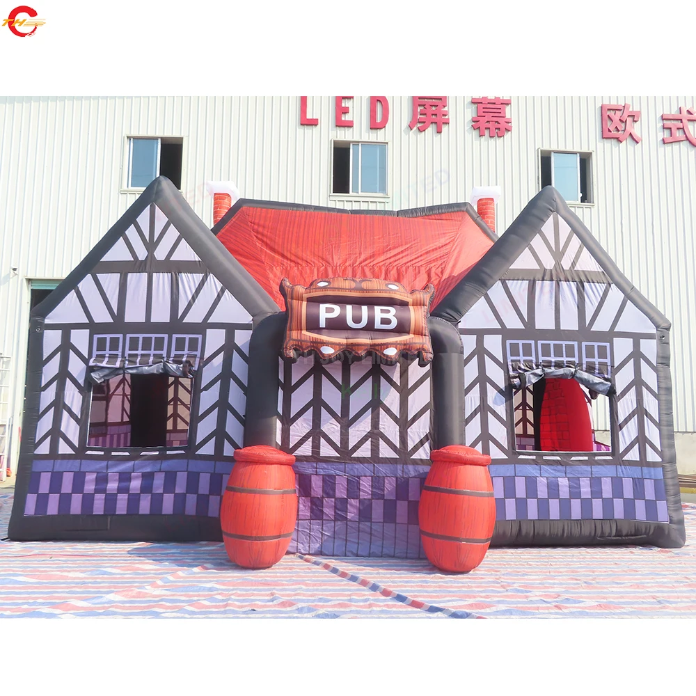 

Free Door Shipping Inflatable Pub Tent Blow Up Inflatable Bar Tent Outdoor Irish Pub Event Tents for Sale