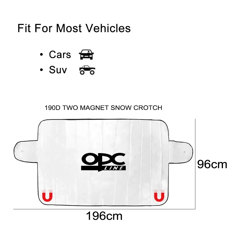 غطاء الزجاج الأمامي للسيارة لـ Opel ، خط OPC ، Astra ، G ، H ، J ، K ، F ، Corsa ، D ، ظل الشمس ، كوب الشفط ، واقي ، الثلج ، الثلج ، الغبار ، الصقيع #6