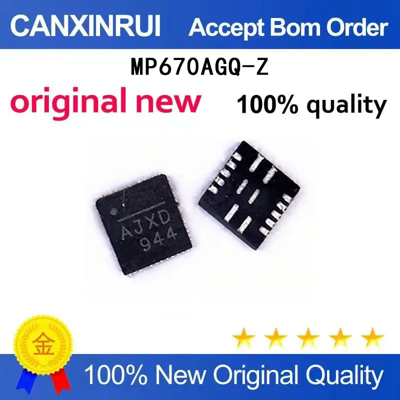 

(5-100 Pieces) Brand new original MP670AGQ-Z MP670 silk screen AJXD QFN spot chip IC