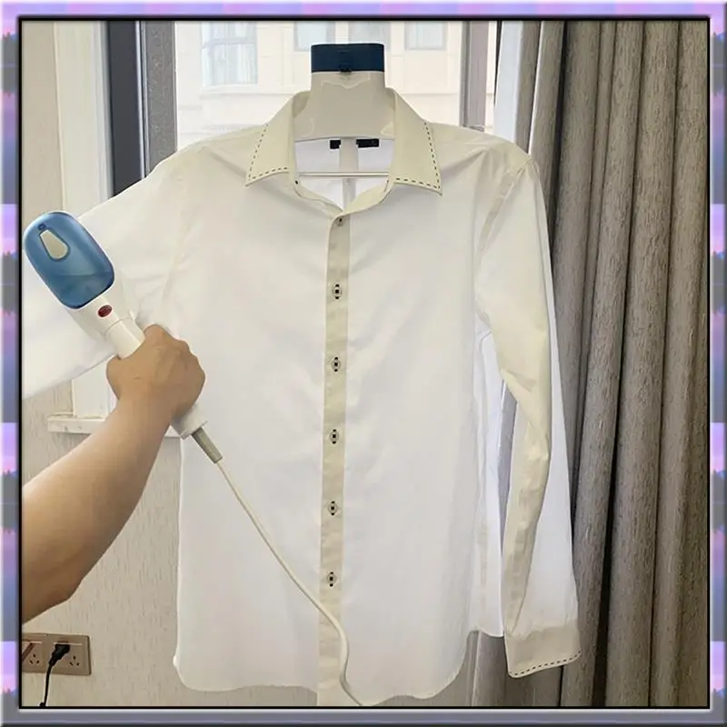 

A63P Top Portable Steam Machine Mini Clothing Steam Machine Easy Wrinkle Removal Travel Appliance