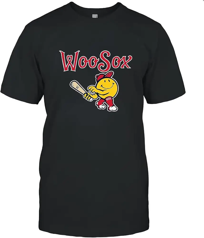 Woo Sox Worcester Baseball Woosox Fan  Summer Tees Cotton Luxury brand vintage oversized