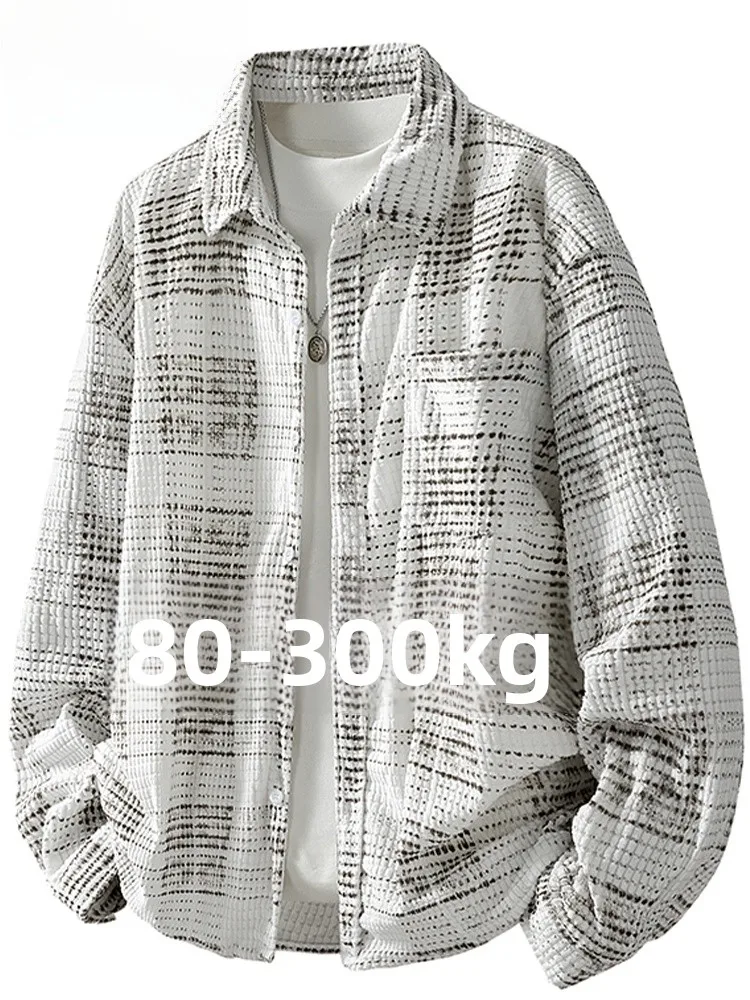 

Мужские повседневные свободные длинные све irt Faionable в стиле ретро, американский сле, весна-осень, новый модный бренд, полиэфирное волокно