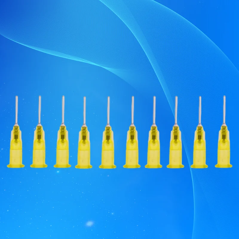 100PCS 20G Blunt Tip Dispensing Needles 0.5''（1/2 Inch） - ESD-Safe Luer Lock for Epoxy/Solder Paste