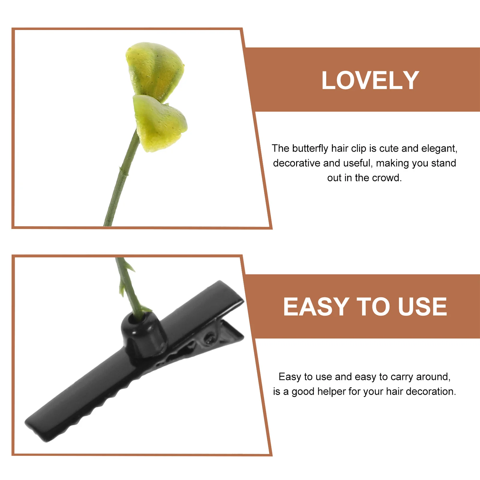 

10 шт. заколок для волос в виде ростков бобов, необычные заколки-растения, милые маленькие заколки-невидимки, аксессуары для волос для вечеринок, дней рождения, фотосессий