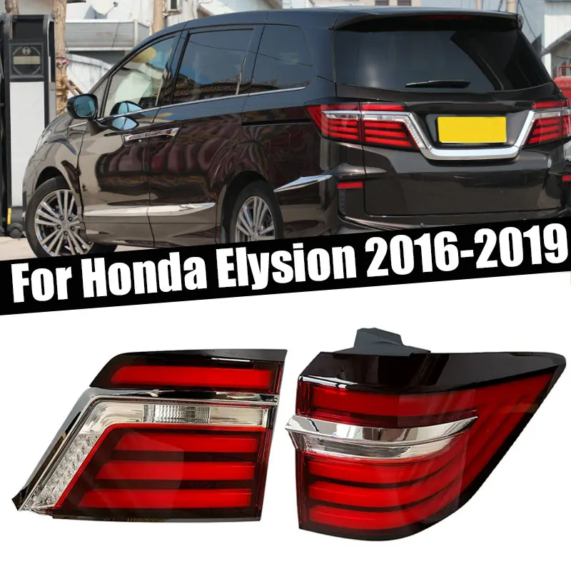 

LED Rear Tail Light For Honda Elysion Petrol Version 2016-2019 Warning Brake Stop Lamp Driving Turn Signal Light Car Accessories