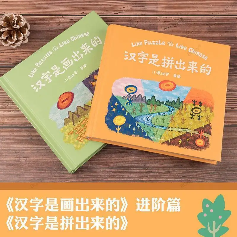 Chinese Characters Are Puzzle Learn Chinese Book Early Childhood Education Baby Enlightenment Book