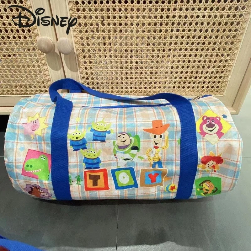 Disney New Toy Story High Quality Fitness Bag Cartoon Fashion Portable Storage Bag Multifunctional Short Distance Travel Bag