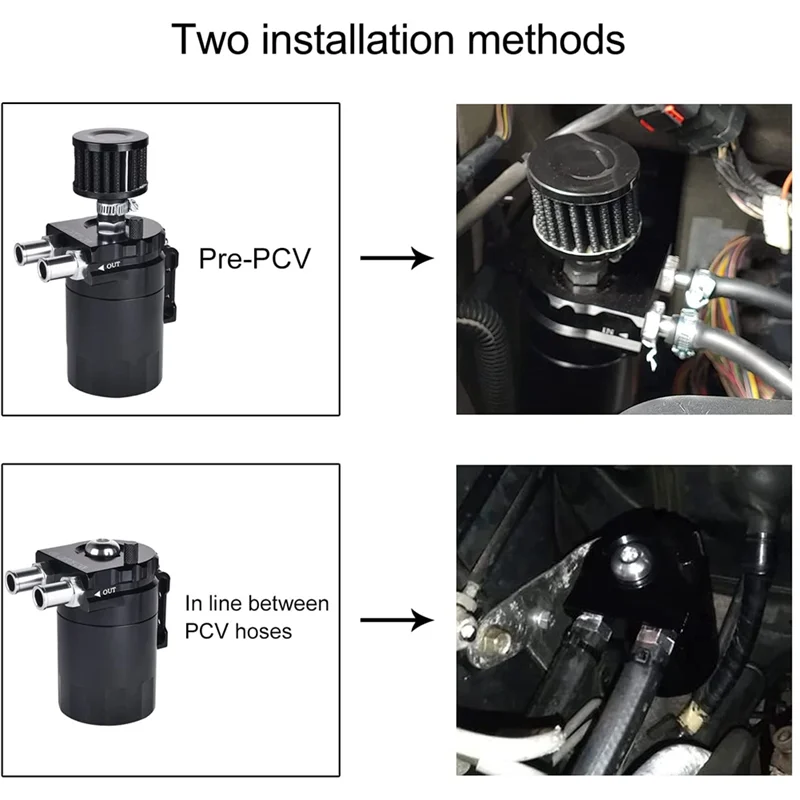 Комплект масляного уловителя, резервуар для масляного сепаратора со стороны пассажира с сапунным фильтром, подходит для Ford F150 2.7EB 3.5EB 5.0L