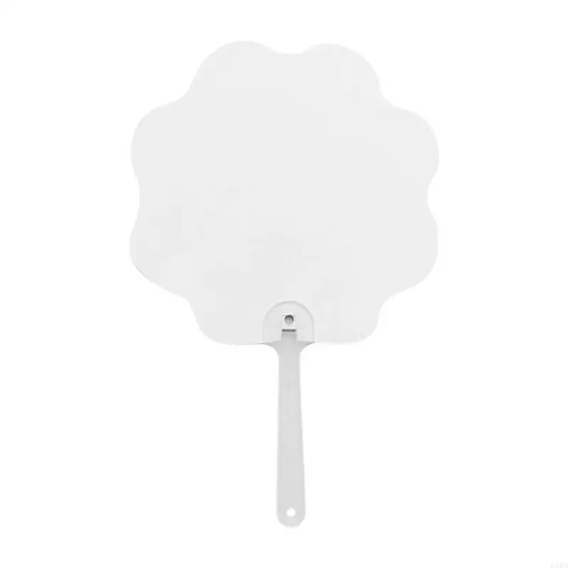 Heat Transfer Printing Folding Handheld Fan Sublimation Fan DIY Blanks Hand Fan 6XDA
