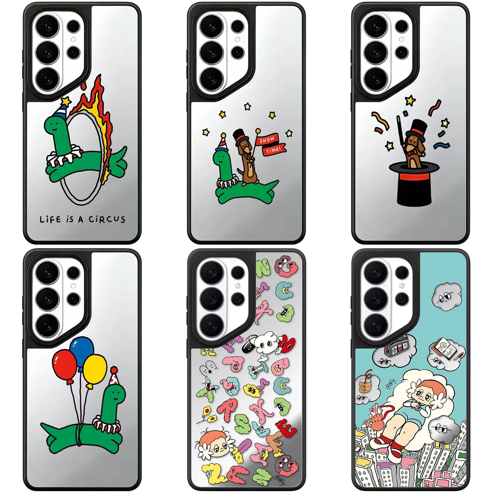 6081882 Mirror Magnetic Case: Compatible with Samsung Galaxy S23 U S24U S25 S26 Ultra S25+ S26 Plus Shell