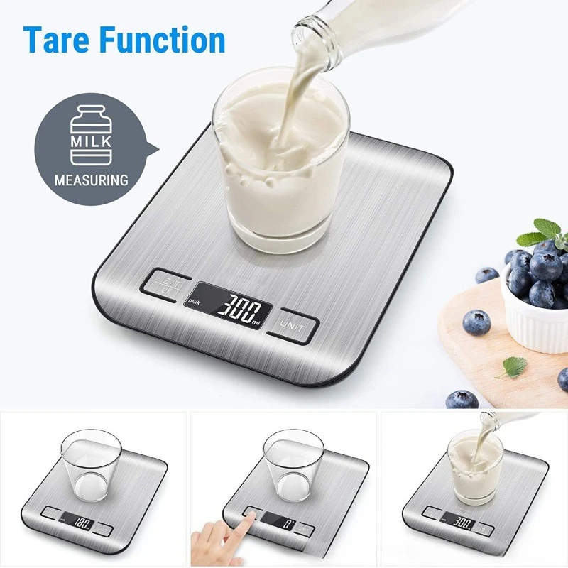 

Electronic Scale High Precision Gram Scale Household Small Coffee Bean Baking 10kg Food Kitchen Scale Gram Weigher