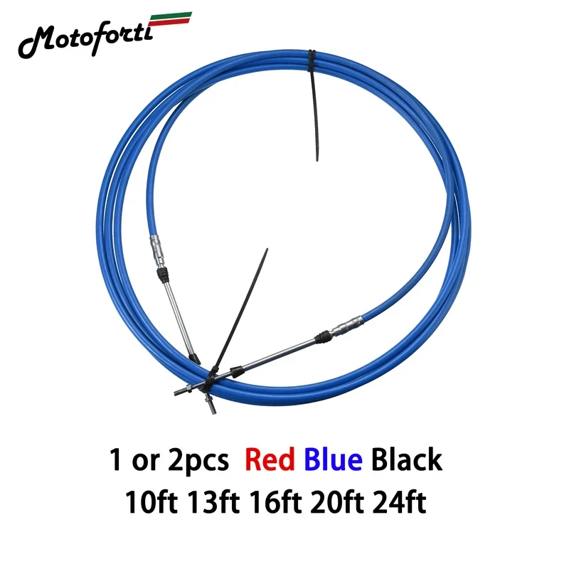 

Motoforti 1/2 шт. 10-24 футов (3-6 м) Морской трос газа 3300/33C, трос дистанционного управления переключением передач 3-6 м для Yamaha
