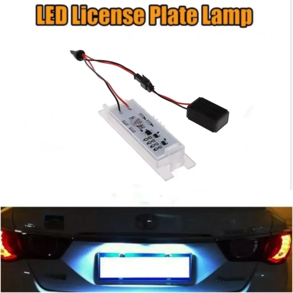 2 قطعة لوحة ترخيص ضوء 12 فولت LED رقم مصباح إشارة لأوبل أسترا K J H كورسا D E C Meriva A B Vectra C Zafira B Insignia