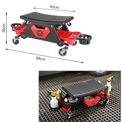 Silla mecánica de enredadera multifunción para proyectos de pulido de cera, taburete móvil para construcción de belleza de automóviles, herramienta auxiliar de lavado de automóviles