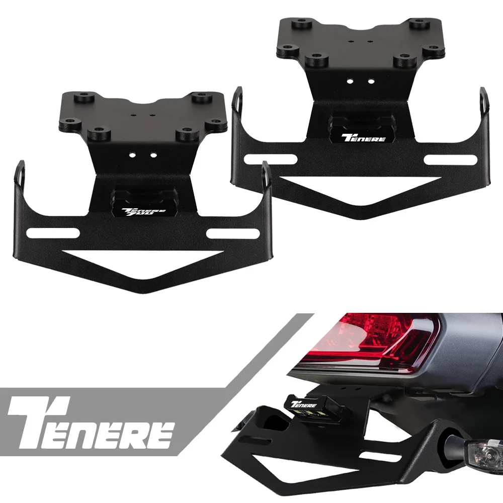 

Motorcycle Rear License Plate Holder Bracket with Light Tail Tidy Fender Eliminator For Yamaha T7 Tenere 700 Rally XTZ700 2024