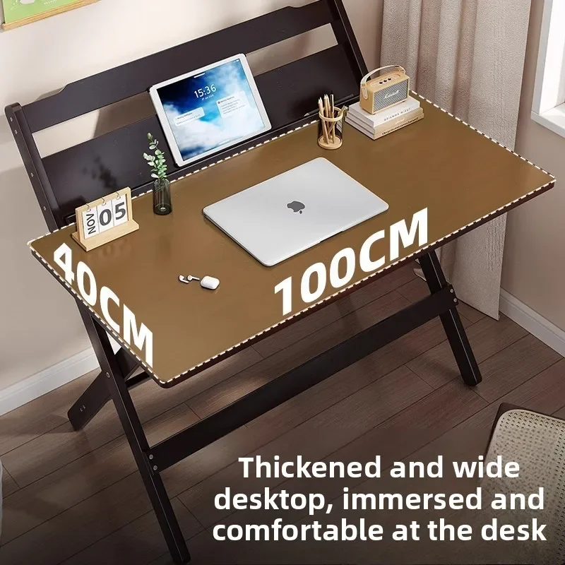 Children's desk, children's study desk, small apartment writing desk, student home bedroom folding, installation-free