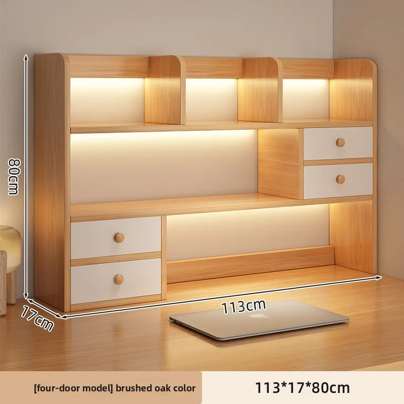 

New model Desktop bookshelf shelf bedroom office table small multi-layer shelf living room desk storage simple bookcase