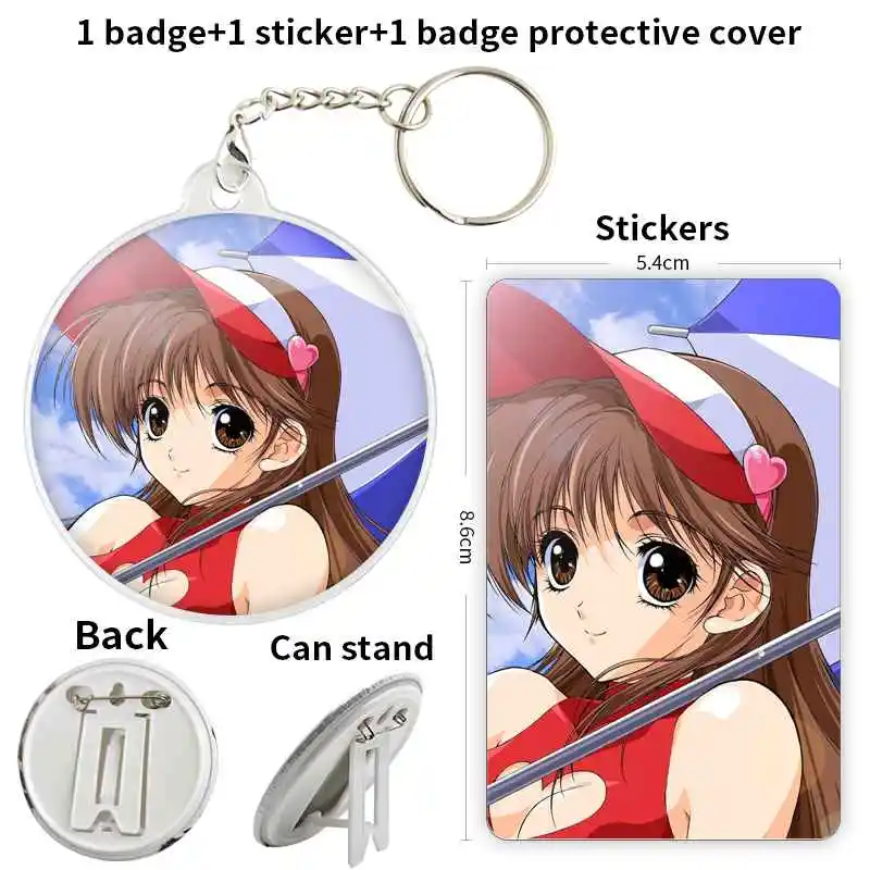 Sugou Asuka Future GPX Cyber Formula Anime Character Badge Brooch anchor Peripherals Pin CommemorativeCute Clothes Lover