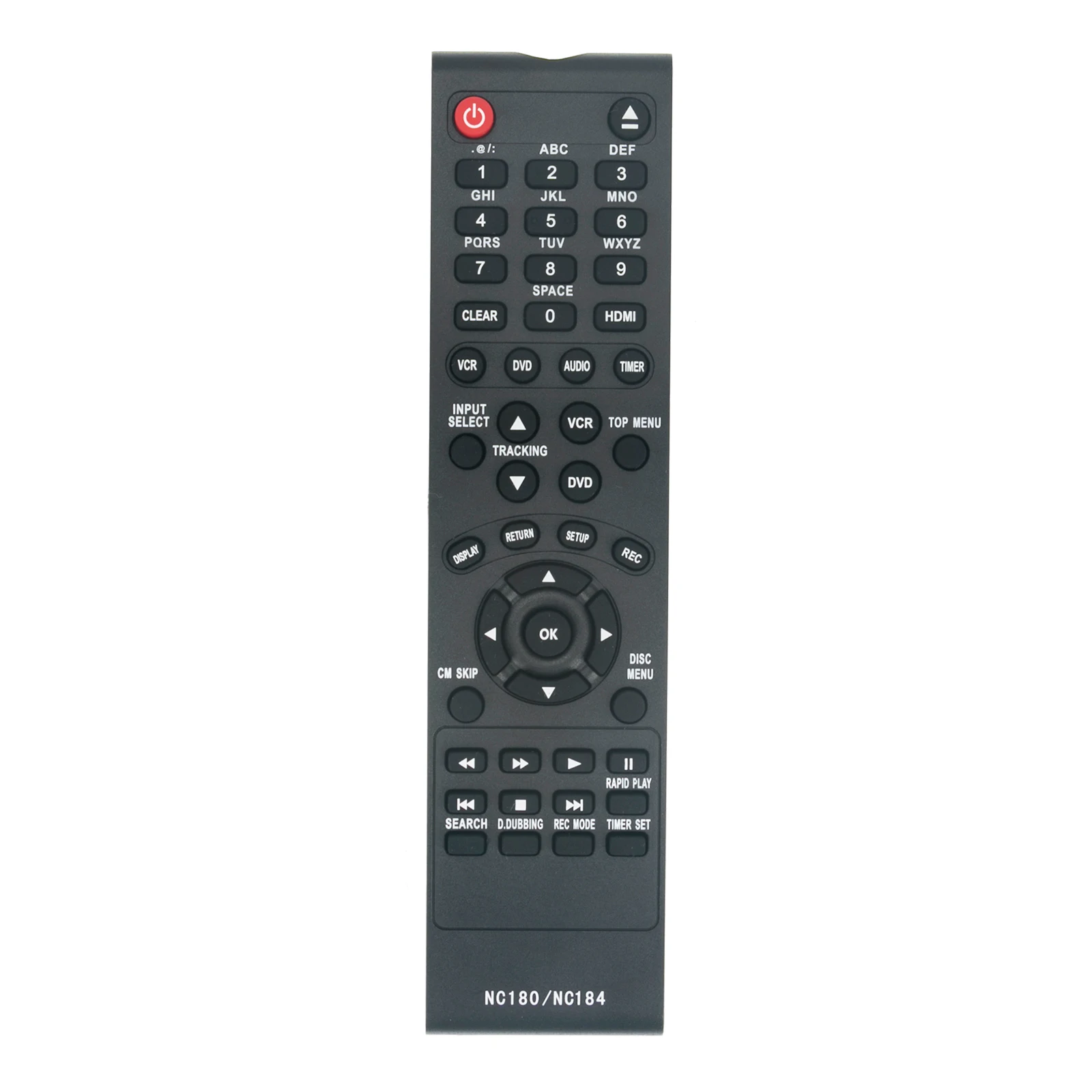 

Новый пульт дистанционного управления NC180 NC184 для Funai DVD VCR ZV427FX4 ZV427FX4A Sanyo FWZV475F