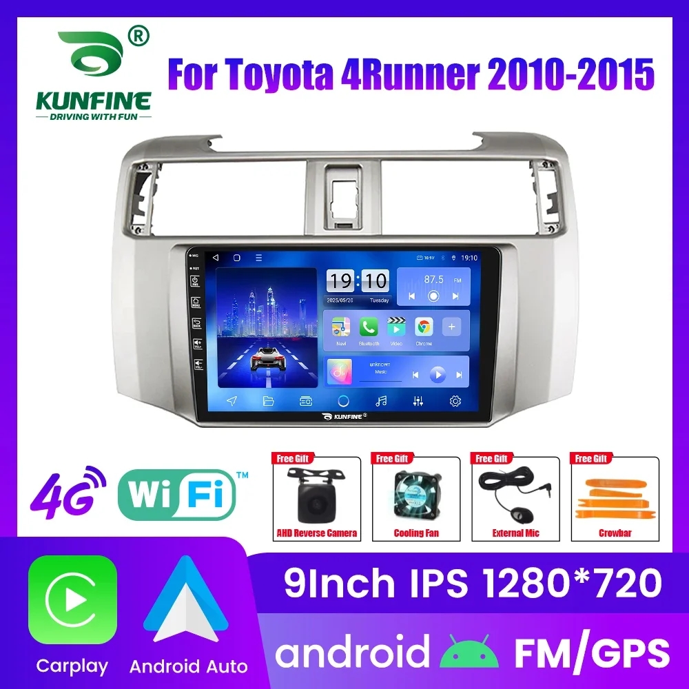 

10,33 "Android автомобильный радиоприемник для Toyota 4Runner 2010-2015 GPS-навигация мультимедийный видеоплеер Carplay Android авто стерео