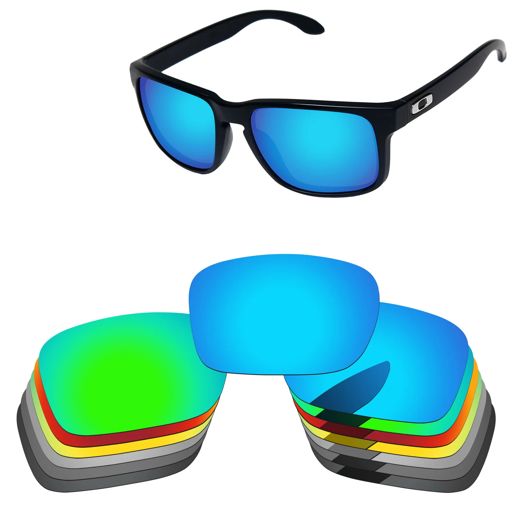 Qyvolux Replacement Lenses for Oakley Apparition OO9451 - 55mm Sunglasses Polarized - Multiple Options