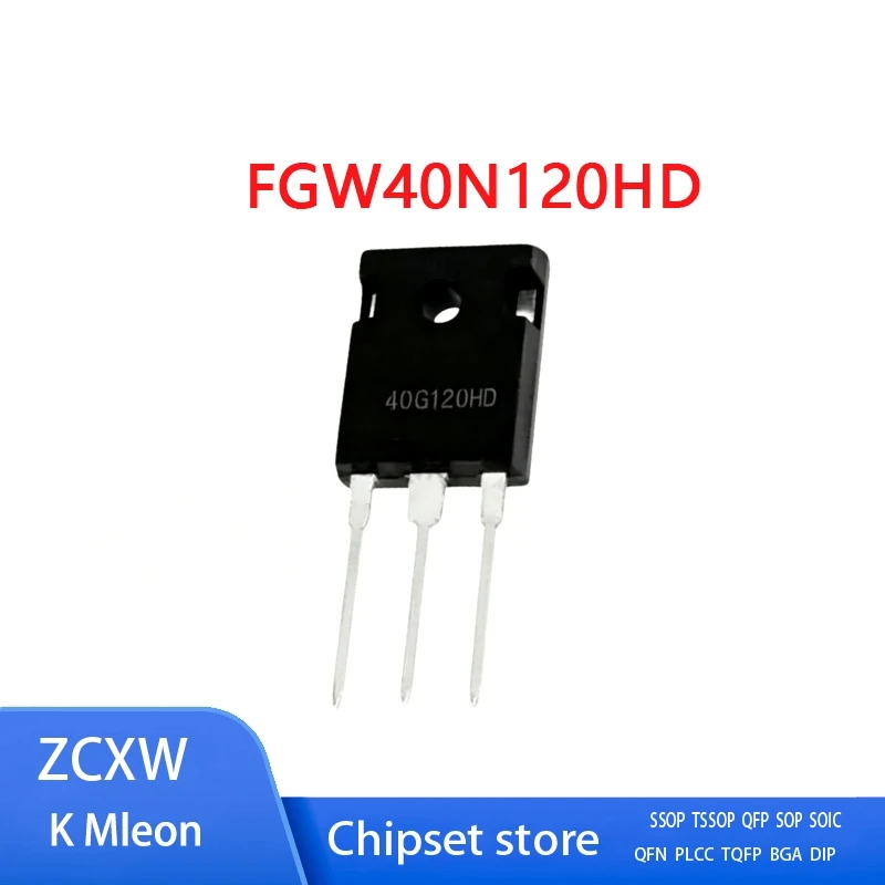 10PCS/LOT  FGW40N120HD 40G120HD 40G120VD 40G120H 40N120 TO-247 40A 1200V  IGBT