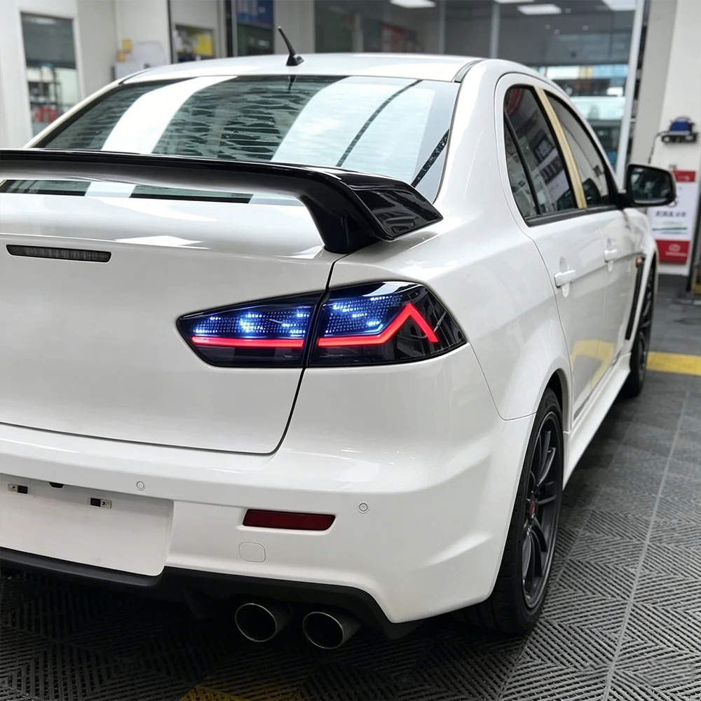 

For Mitsubishi Lancer 2008-2018 Car Taillights Assembly Upgrade Start Animation LED RGB Style Dynamic Signal Light Accessories